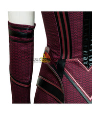 Cosrea Marvel Universe Scarlet Witch Finale Version With Patterned Cape Wanda And Vision TV Series Cosplay Costume