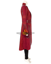 Cosrea Marvel Universe Scarlet Witch The Civil War Bright Red Cosplay Costume