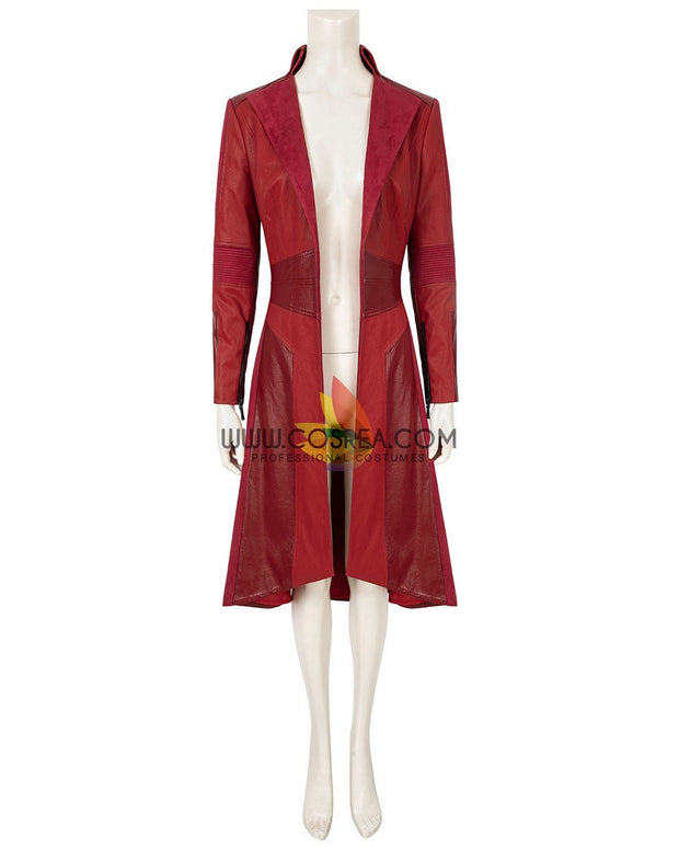 Cosrea Marvel Universe Scarlet Witch The Civil War Bright Red Cosplay Costume