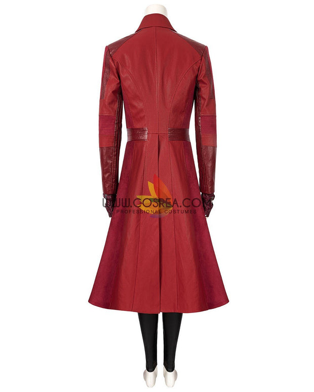 Cosrea Marvel Universe Scarlet Witch The Civil War Bright Red Cosplay Costume