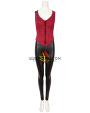 Cosrea Marvel Universe Scarlet Witch The Civil War Bright Red Cosplay Costume
