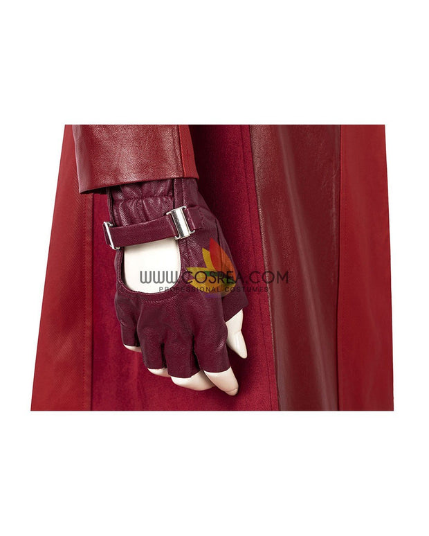 Cosrea Marvel Universe Scarlet Witch The Civil War Bright Red Cosplay Costume