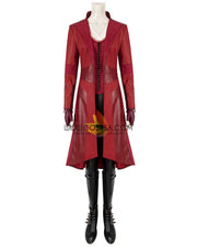 Cosrea Marvel Universe Scarlet Witch The Civil War Bright Red Cosplay Costume