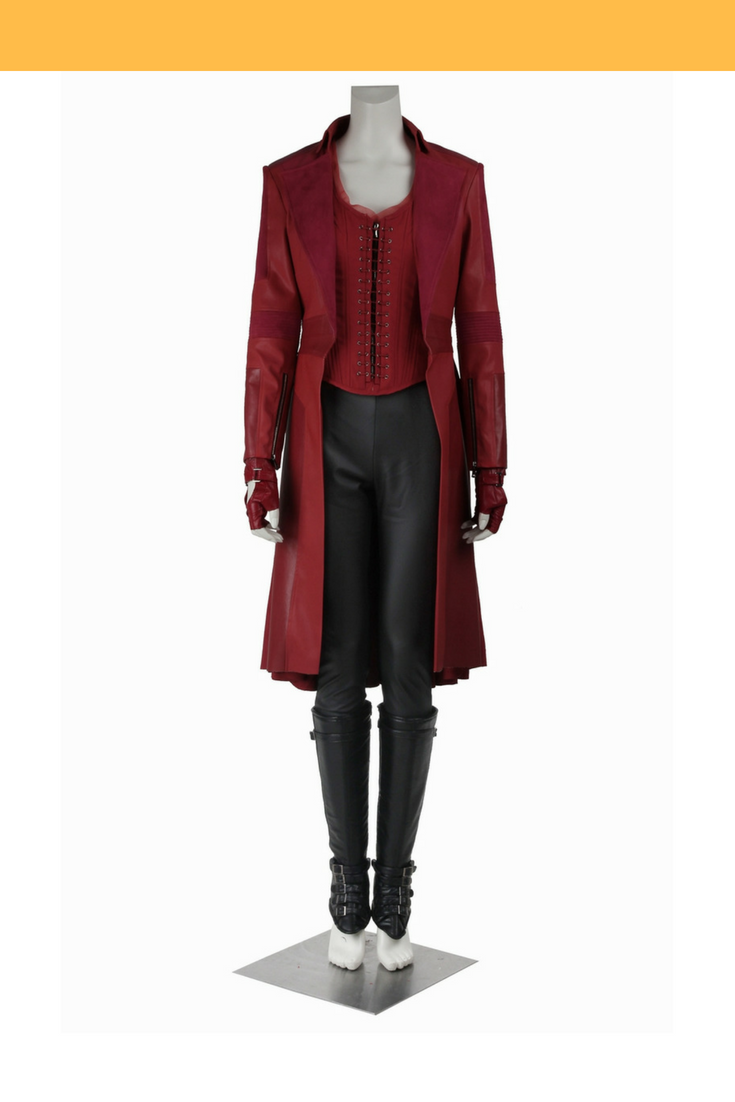 Cosrea Marvel Universe Scarlet Witch The Civil War Cosplay Costume