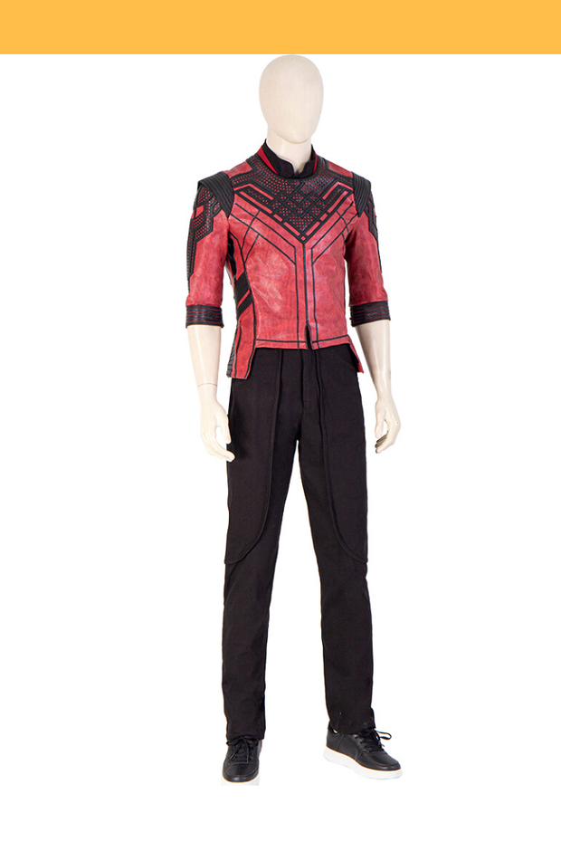 Cosrea Marvel Universe Shang Chi PU Leather Version Cosplay Costume