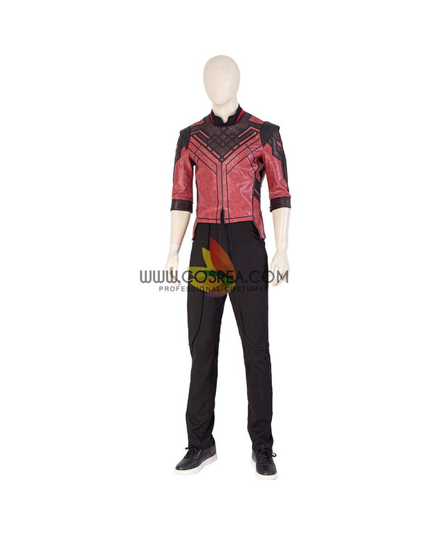 Cosrea Marvel Universe Shang Chi PU Leather Version Cosplay Costume