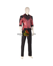 Cosrea Marvel Universe Shang Chi PU Leather Version Cosplay Costume
