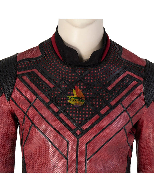 Cosrea Marvel Universe Shang Chi PU Leather Version Cosplay Costume