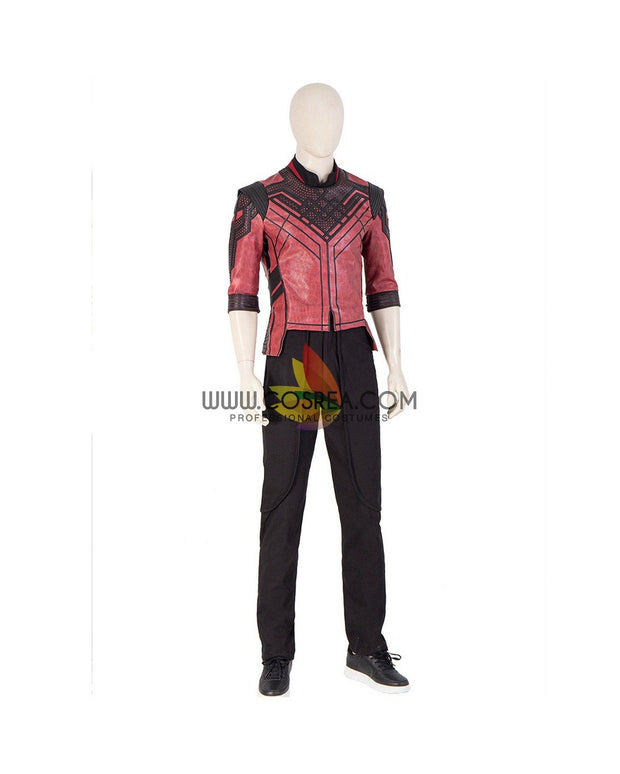 Cosrea Marvel Universe Shang Chi PU Leather Version Cosplay Costume
