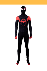 Cosrea Marvel Universe Spider Verse Miles Morales Black Version Cosplay Costume