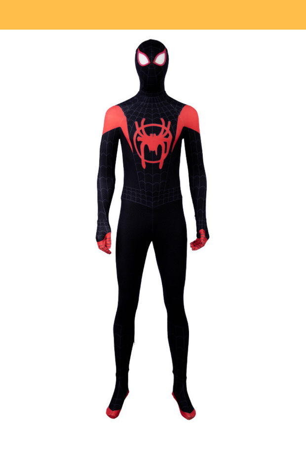 Cosrea Marvel Universe Spider Verse Miles Morales Black Version Cosplay Costume