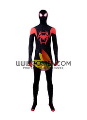 Cosrea Marvel Universe Spider Verse Miles Morales Black Version Cosplay Costume