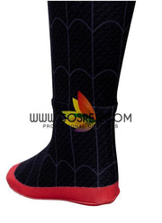 Cosrea Marvel Universe Spider Verse Miles Morales Black Version Cosplay Costume