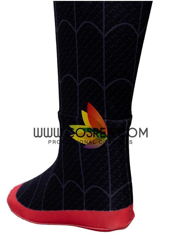 Cosrea Marvel Universe Spider Verse Miles Morales Black Version Cosplay Costume