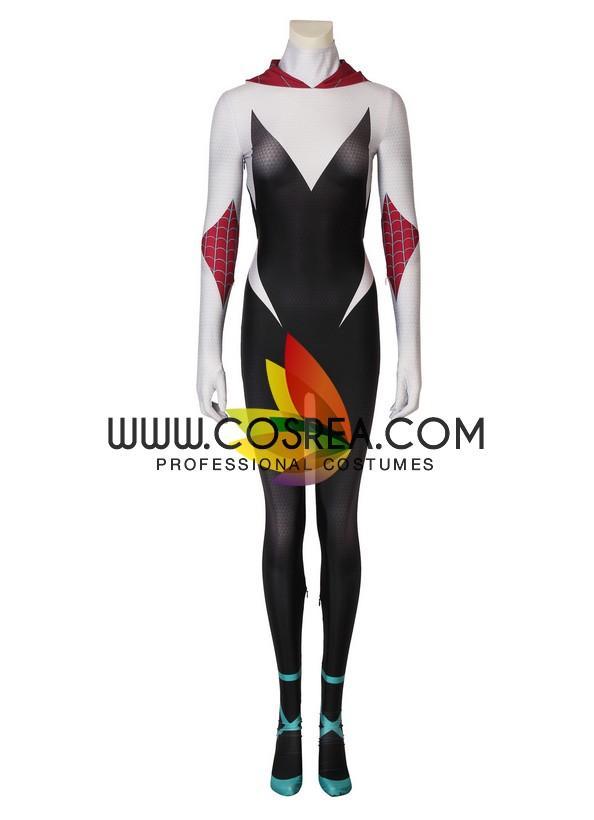 Cosrea Marvel Universe Spider Verse Spider Gwen Cosplay Costume
