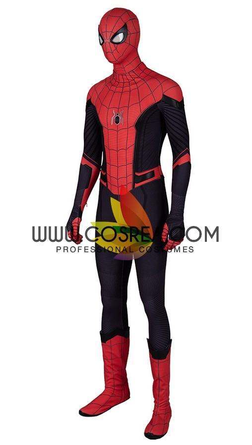 Cosrea Marvel Universe Spiderman Far From Home Dark Version Cosplay Costume
