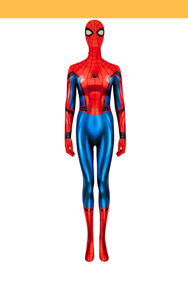 Cosrea Marvel Universe Spiderman Far From Home Female Version Digital Printed Cosplay Costume