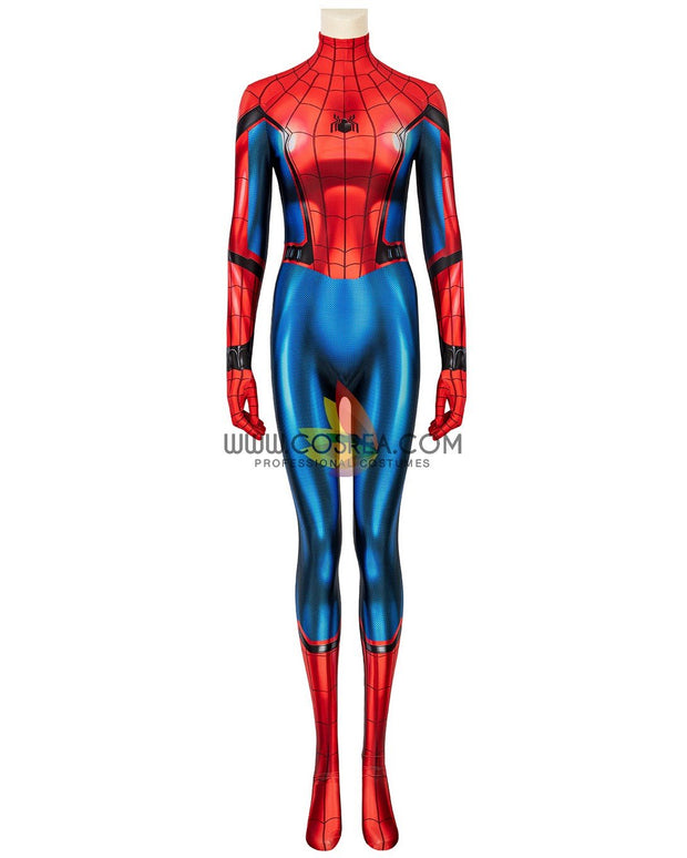 Cosrea Marvel Universe Spiderman Far From Home Female Version Digital Printed Cosplay Costume