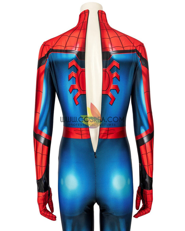 Cosrea Marvel Universe Spiderman Far From Home Female Version Digital Printed Cosplay Costume