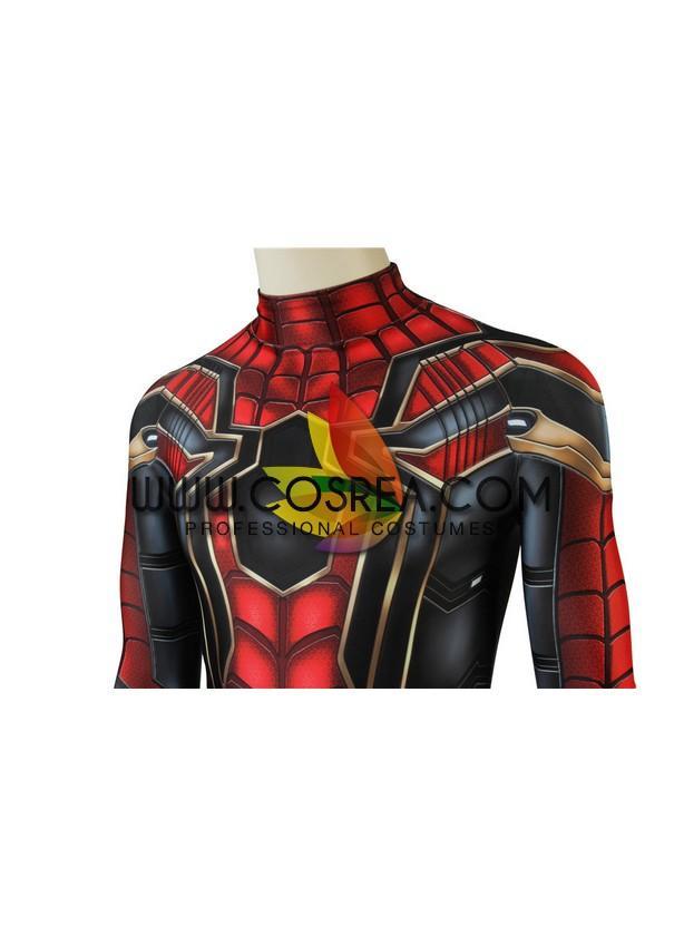 Cosrea Marvel Universe Spiderman Infinity War Metallic Cosplay Costume