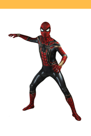 Cosrea Marvel Universe Spiderman Infinity War Metallic Cosplay Costume