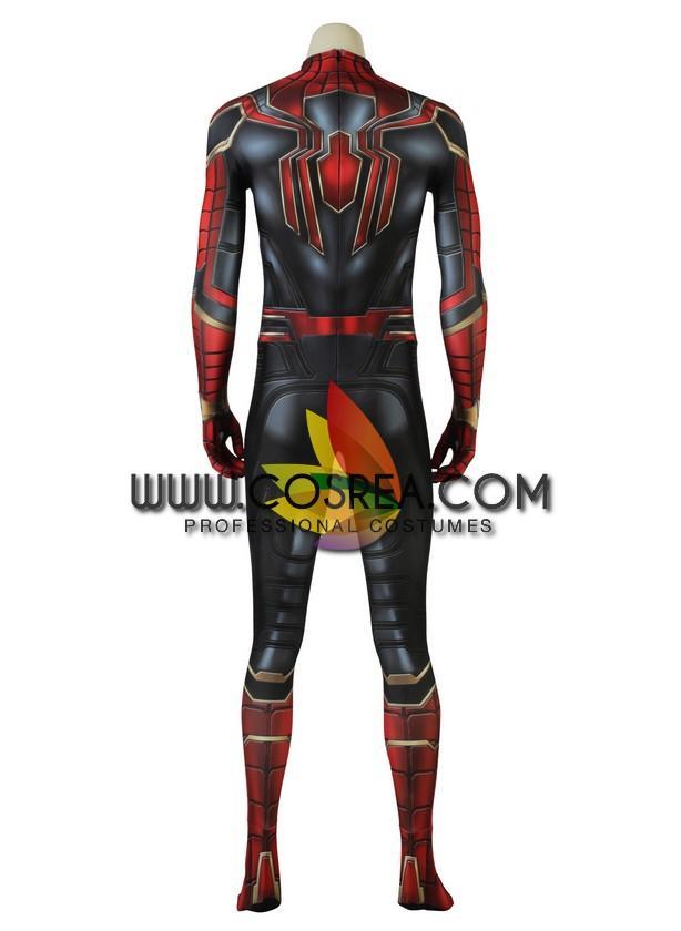 Cosrea Marvel Universe Spiderman Infinity War Metallic Cosplay Costume