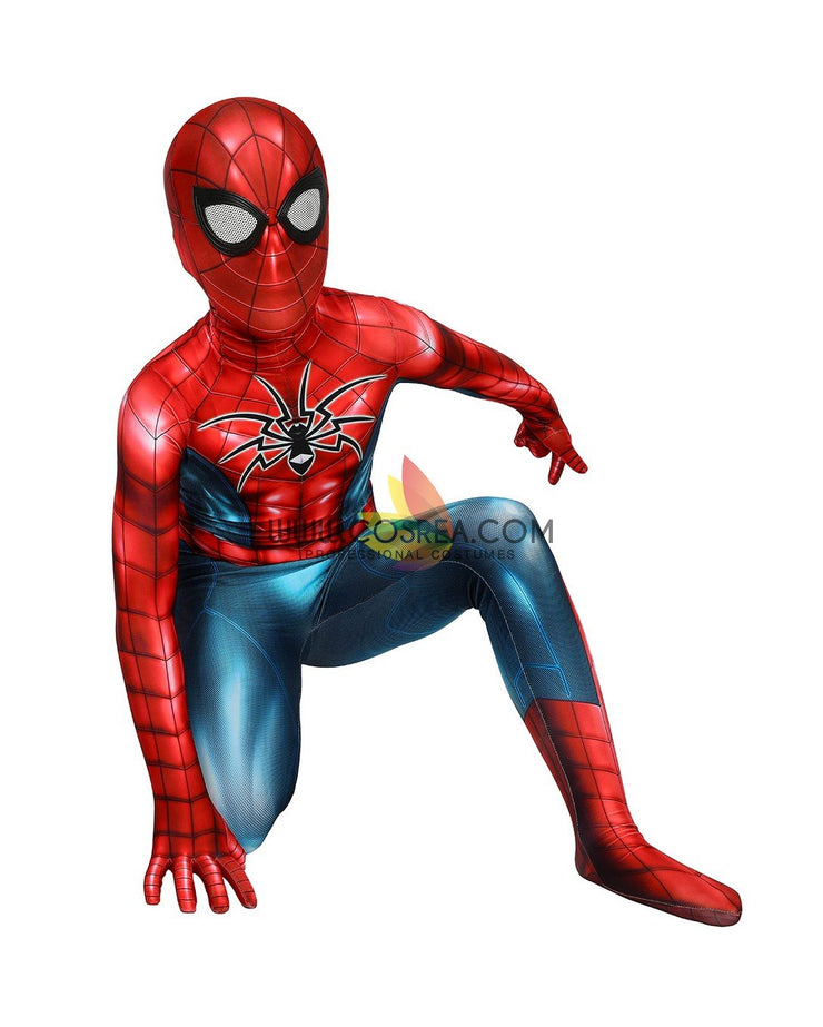 Cosrea Marvel Universe Spiderman MKIV Kids Size Digital Printed Cosplay Costume