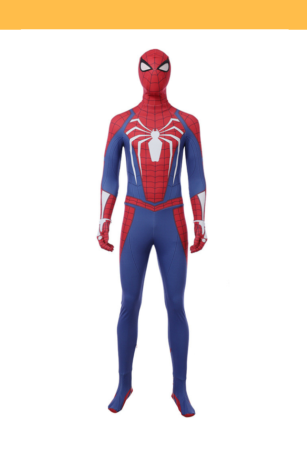 Cosrea Marvel Universe Spiderman PS4 Classic Blue Cosplay Costume