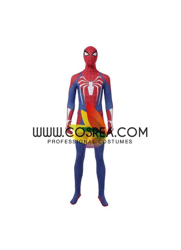 Cosrea Marvel Universe Spiderman PS4 Classic Blue Cosplay Costume