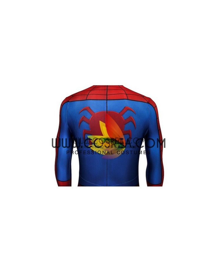 Cosrea Marvel Universe Spiderman PS4 Game Classic Version Digital Printed Cosplay Costume