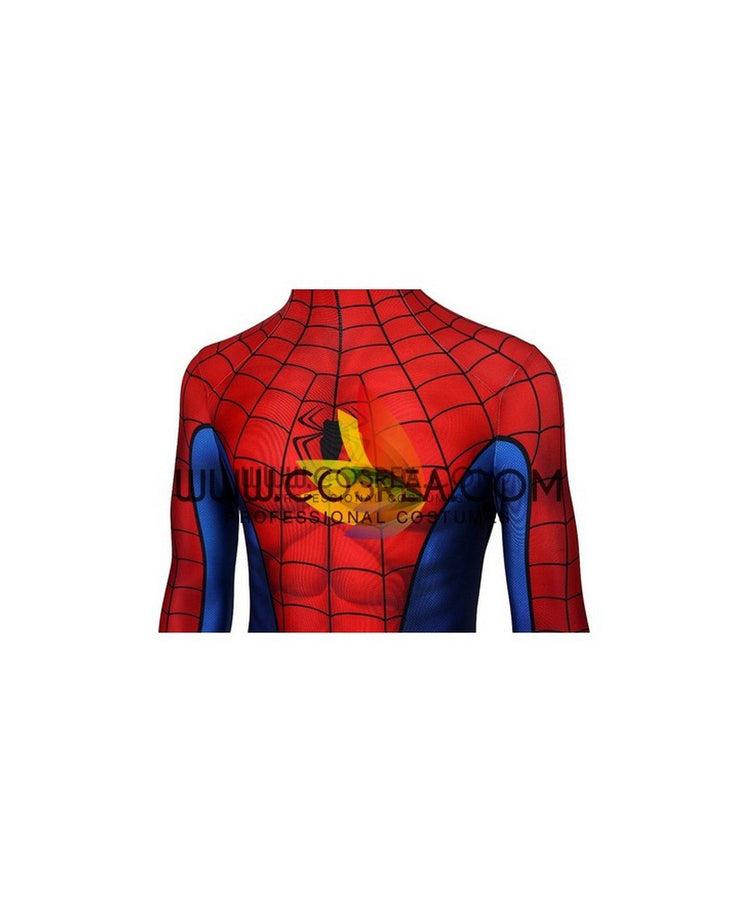 Cosrea Marvel Universe Spiderman PS4 Game Classic Version Digital Printed Cosplay Costume