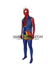 Cosrea Marvel Universe Spiderman PS4 Game Punk Suit Digital Printed Cosplay Costume