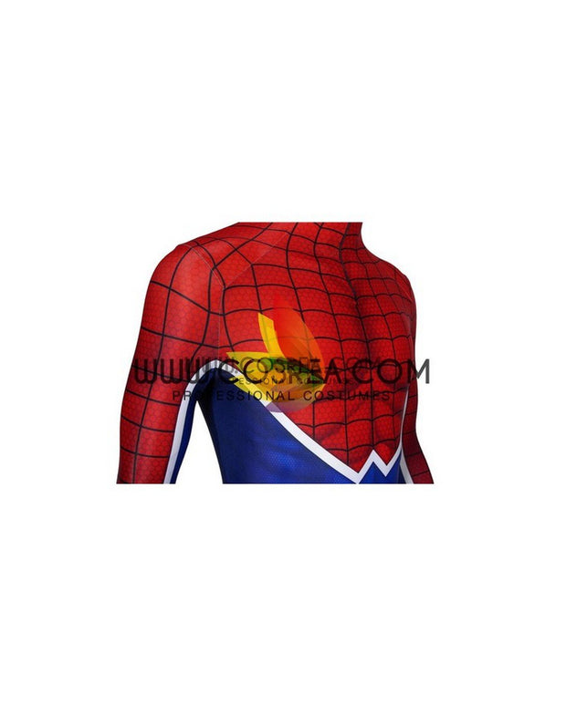 Cosrea Marvel Universe Spiderman PS4 Game Punk Suit Digital Printed Cosplay Costume