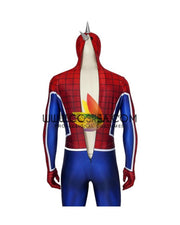 Cosrea Marvel Universe Spiderman PS4 Game Punk Suit Digital Printed Cosplay Costume