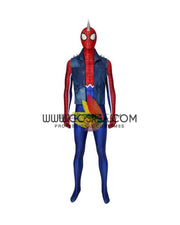 Cosrea Marvel Universe Spiderman PS4 Game Punk Suit Digital Printed Cosplay Costume