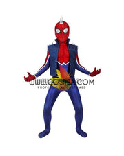 Cosrea Marvel Universe Spiderman PS4 Game Punk Suit Kids Size Digital Printed Cosplay Costume