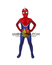 Cosrea Marvel Universe Spiderman PS4 Game Punk Suit Kids Size Digital Printed Cosplay Costume