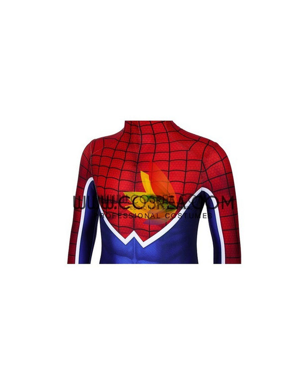 Cosrea Marvel Universe Spiderman PS4 Game Punk Suit Kids Size Digital Printed Cosplay Costume