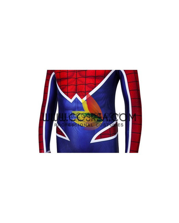 Cosrea Marvel Universe Spiderman PS4 Game Punk Suit Kids Size Digital Printed Cosplay Costume