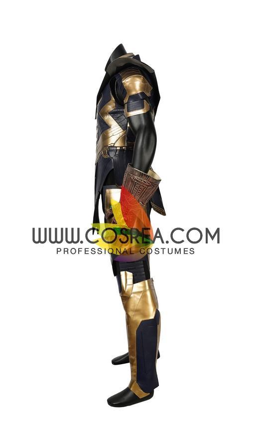 Cosrea Marvel Universe Thanos Infinity War Metallic PU Leather Cosplay Costume