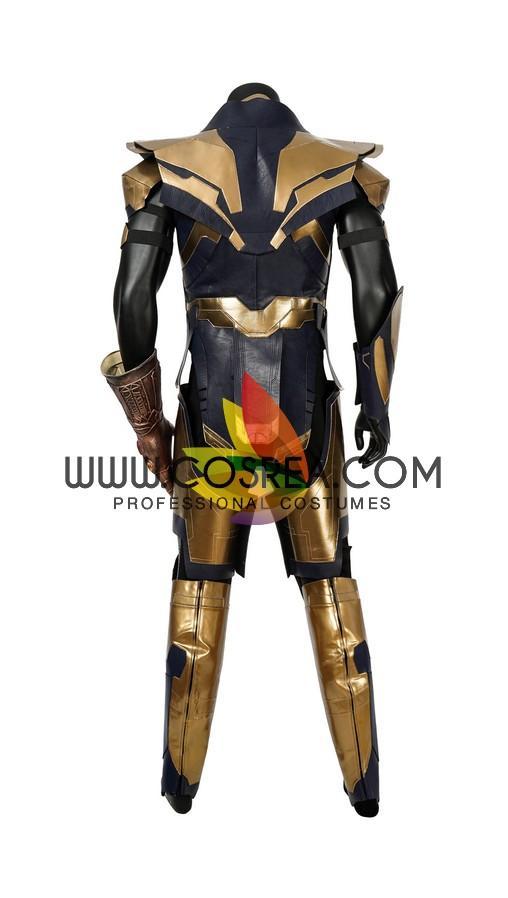 Cosrea Marvel Universe Thanos Infinity War Metallic PU Leather Cosplay Costume