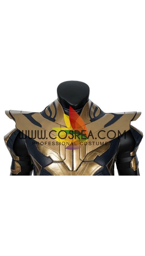 Cosrea Marvel Universe Thanos Infinity War Metallic PU Leather Cosplay Costume