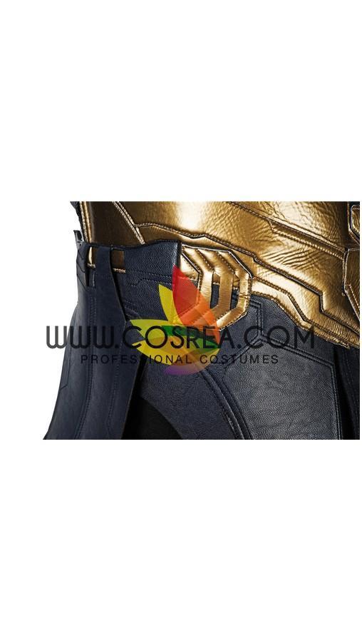 Cosrea Marvel Universe Thanos Infinity War Metallic PU Leather Cosplay Costume