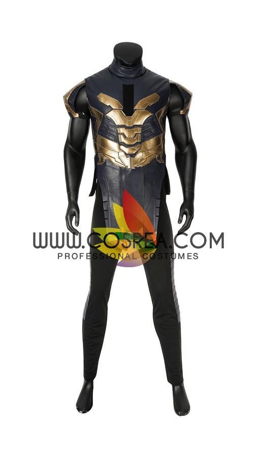 Cosrea Marvel Universe Thanos Infinity War Metallic PU Leather Cosplay Costume