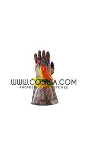 Cosrea Marvel Universe Thanos Infinity War Metallic PU Leather Cosplay Costume