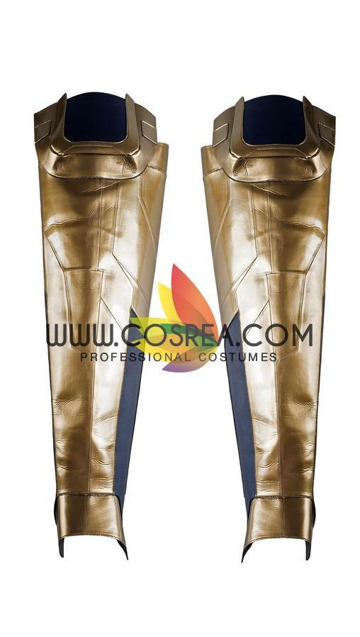 Cosrea Marvel Universe Thanos Infinity War Metallic PU Leather Cosplay Costume