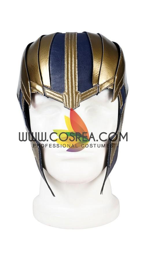 Cosrea Marvel Universe Thanos Infinity War Metallic PU Leather Cosplay Costume