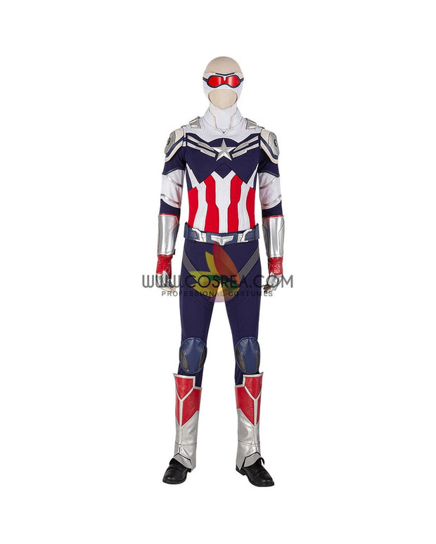 Cosrea Marvel Universe The Falcon And Winter Soldier TV Series Uniform Fabric Version Cosplay Costume