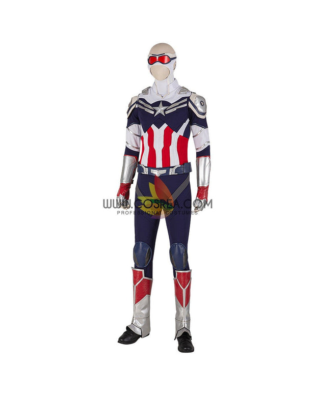 Cosrea Marvel Universe The Falcon And Winter Soldier TV Series Uniform Fabric Version Cosplay Costume