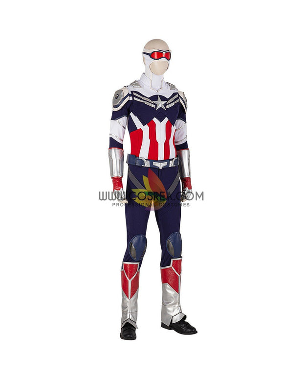 Cosrea Marvel Universe The Falcon And Winter Soldier TV Series Uniform Fabric Version Cosplay Costume